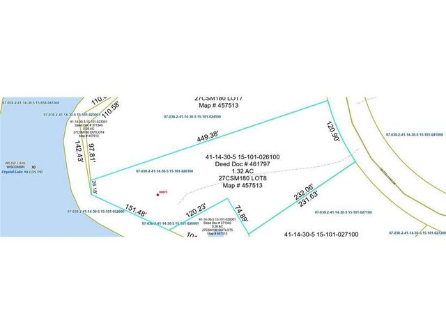 30075 Crystal Lake Drive, Danbury, WI 54830