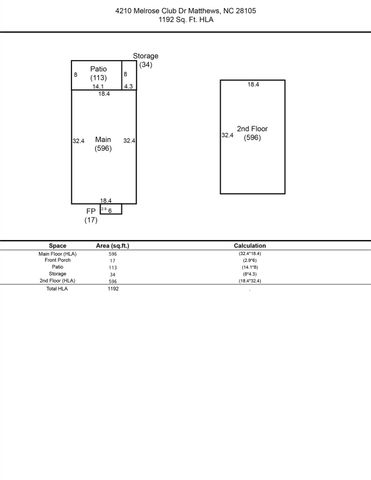 4210 Melrose Club Drive, Matthews, NC 28105