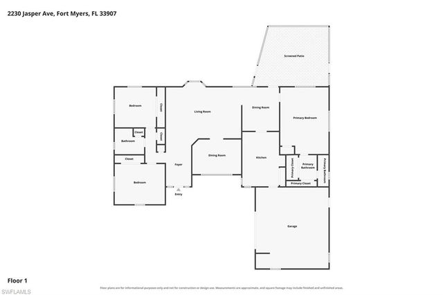 2230 Jasper AVE, Fort Myers, FL 33907