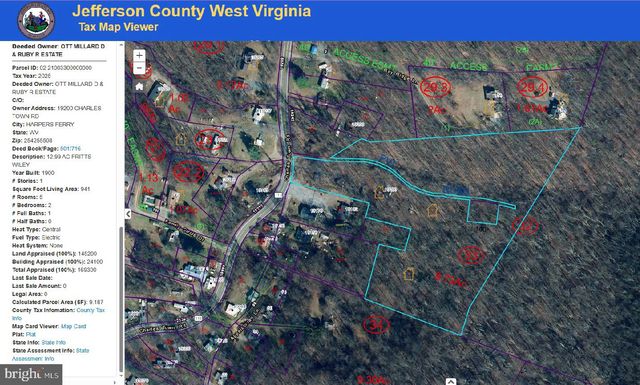 19200 CHARLES TOWN RD, Harpers Ferry, WV 25425