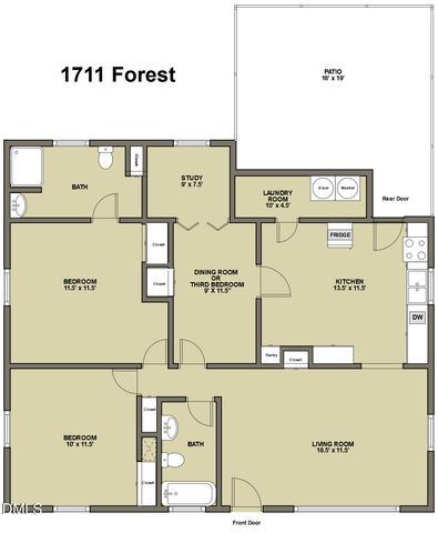 1711 Forest Road, Durham, NC 27705