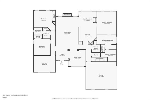 1825 Country Crest Way, Dacula, GA 30019