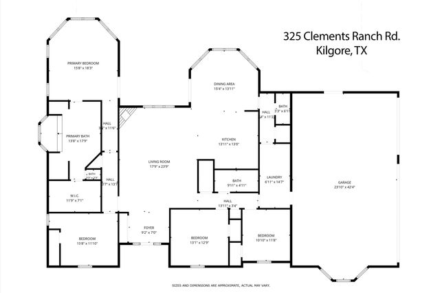 325 Clements Ranch Rd, Kilgore, TX 75662