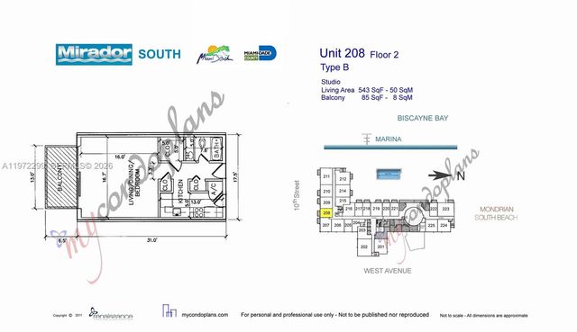 1000 West Ave 208, Miami Beach, FL 33139