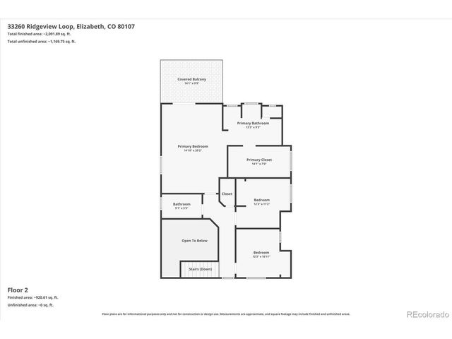 33260 Ridgeview Loop, Elizabeth, CO 80107