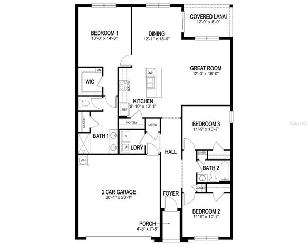 1468 ORCHARDGRASS CIRCLE, Parrish, FL 34219