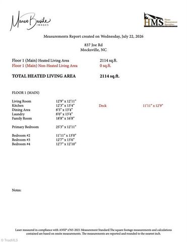 837 Joe Road, Mocksville, NC 27028