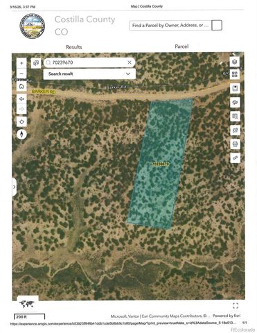 Lot 7274 Barker Road, Fort Garland, CO 81133