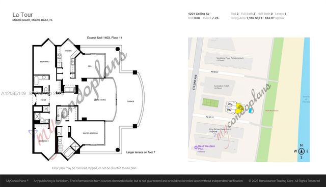 4201 Collins Avenue 1503, Miami Beach, FL 33140