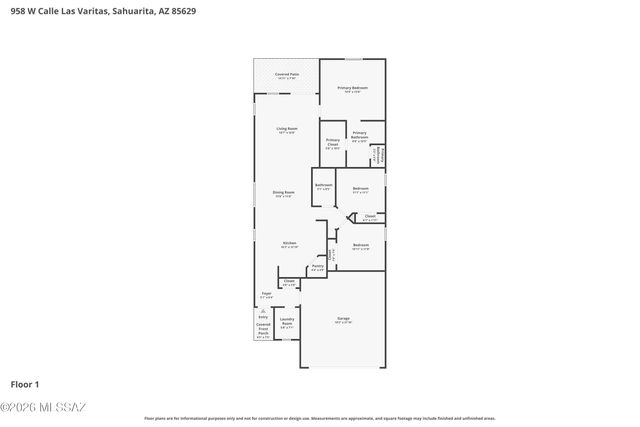 958 W Calle Las Varitas, Sahuarita, AZ 85629
