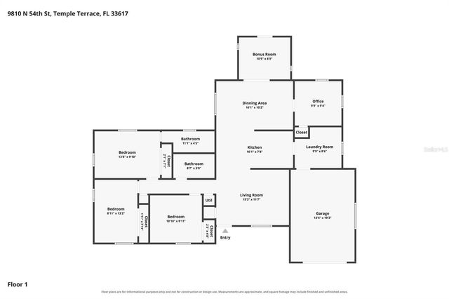 9810 N 54TH STREET, Temple Terrace, FL 33617