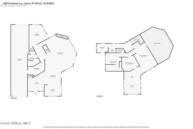 360 E Ganos Ln, Harrison, ID 83833