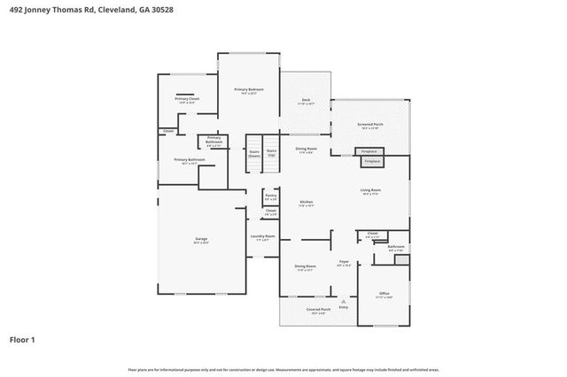 492 Jonney Thomas Road, Cleveland, GA 30528