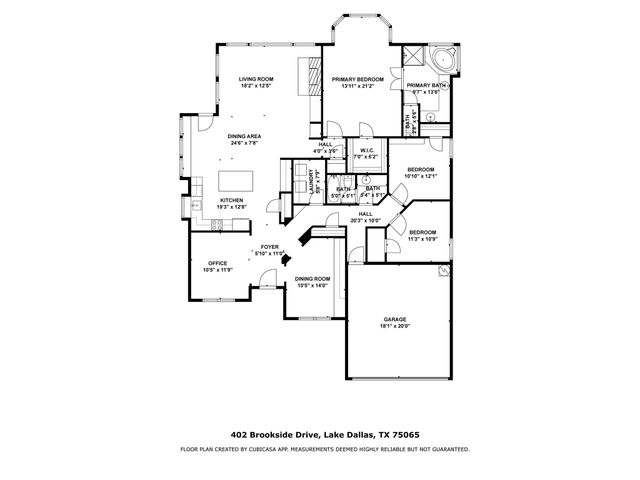 402 Brookside Drive, Lake Dallas, TX 75065