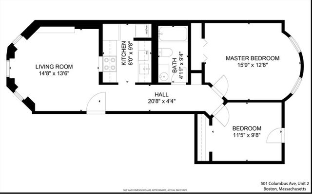 501 Columbus Ave 2, Boston, MA 02118