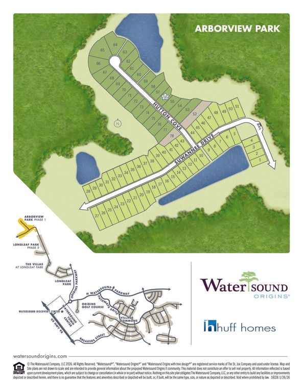 88 Hutton Cove Lot 56, Watersound, FL 32461