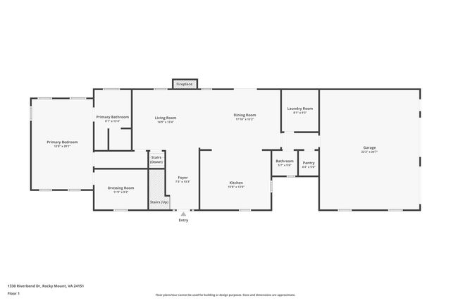 1330 Riverbend DR, Rocky Mount, VA 24151