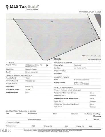 804 Carpenter Fletcher Road, Durham, NC 27713