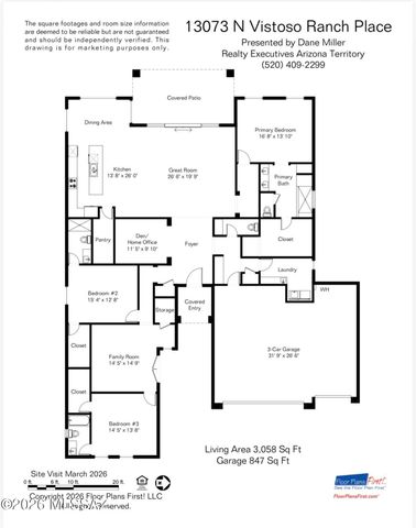 13073 N Vistoso Ranch Place, Oro Valley, AZ 85755