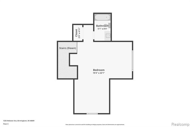 1335 Webster Street, Birmingham, MI 48009