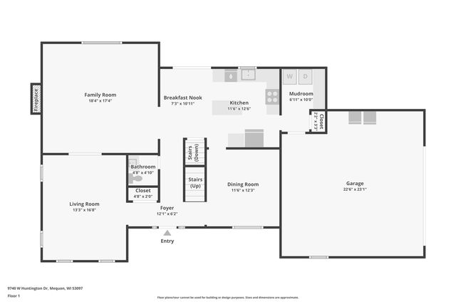 9740 W Huntington DRIVE, Mequon, WI 53097