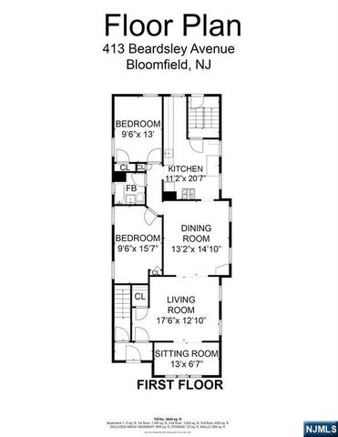 413 Beardsley Avenue, Bloomfield, NJ 07003