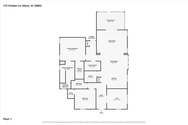 115 Chabot Lane SW, Aiken, SC 29803