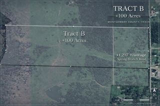 100 ACRES Spring Branch Road, Montgomery, TX 77316