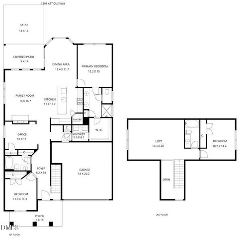1308 Atticus Way, Durham, NC 27703