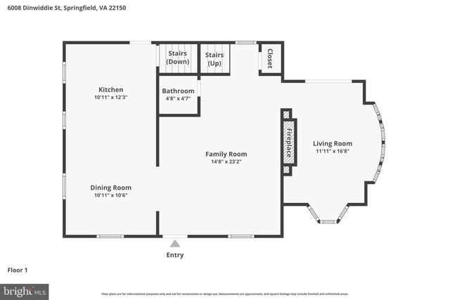 6008 DINWIDDIE ST, Springfield, VA 22150