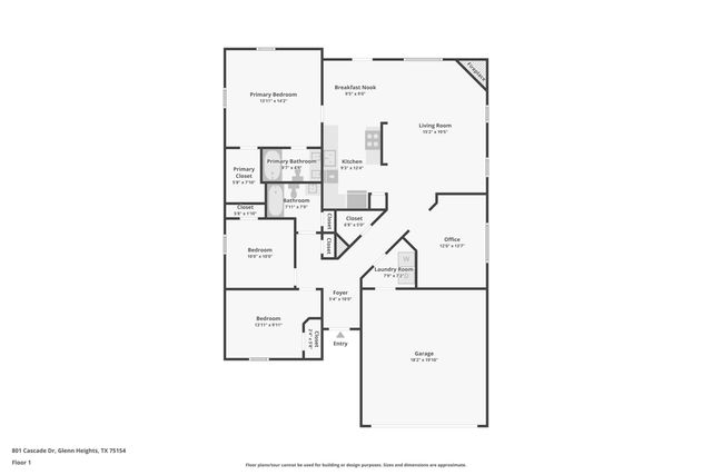 801 Cascade Drive, Glenn Heights, TX 75154