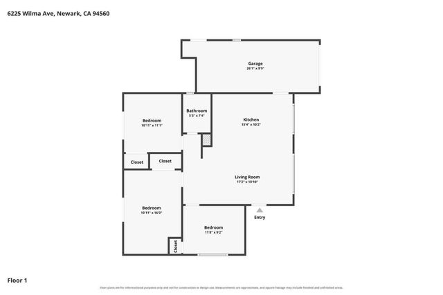 6225 Wilma Avenue, Newark, CA 94560