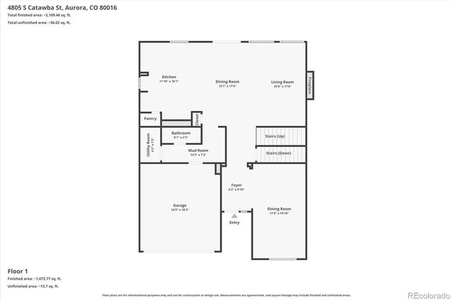 4805 S Catawba Street, Aurora, CO 80016