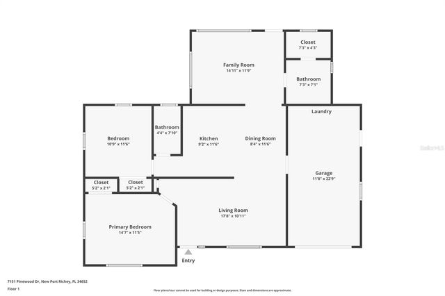 7151 PINEWOOD DRIVE, New Port Richey, FL 34652
