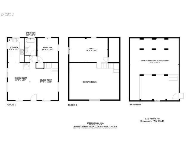 121 PACIFIC Rd, Stevenson, WA 98648