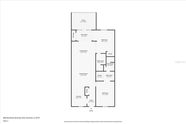 8605 BARDMOOR BOULEVARD 107A, Seminole, FL 33777