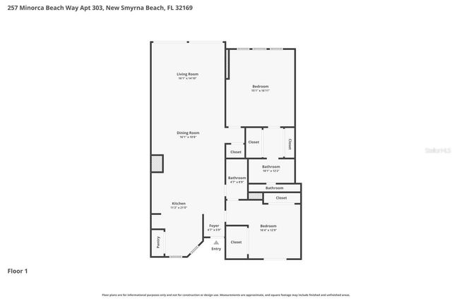 257 MINORCA BEACH WAY 1005, New Smyrna Beach, FL 32169