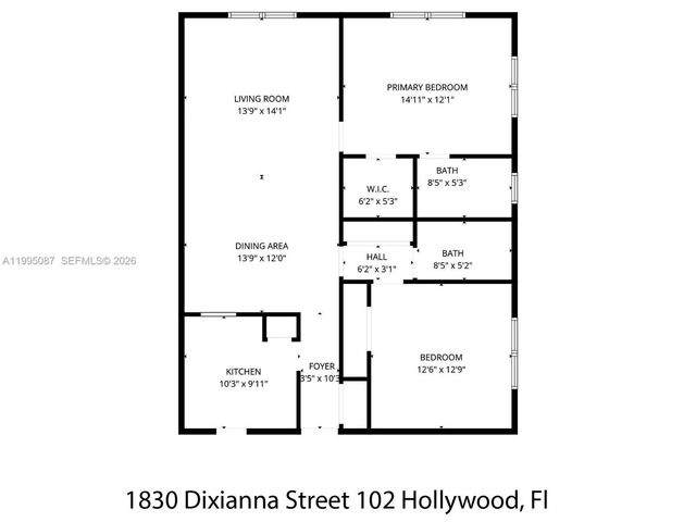 1830 Dixieanna St 102, Hollywood, FL 33020