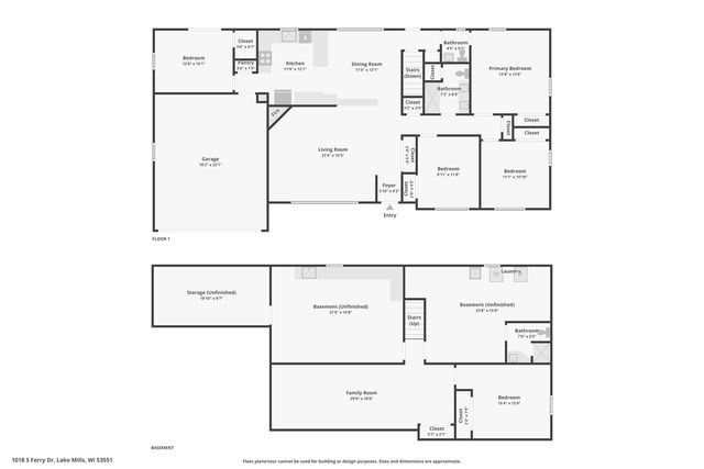 1018 S Ferry DRIVE, Lake Mills, WI 53551