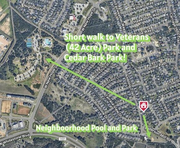 1414 Ambling TRL, Cedar Park, TX 78613