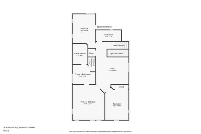 2614 Bellevue, Palmdale, CA 93550