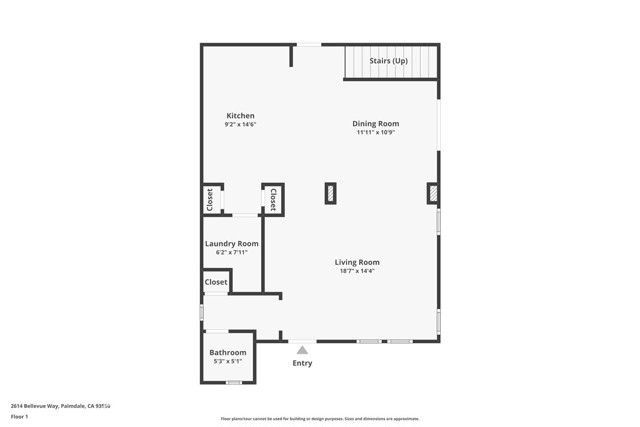 2614 Bellevue, Palmdale, CA 93550