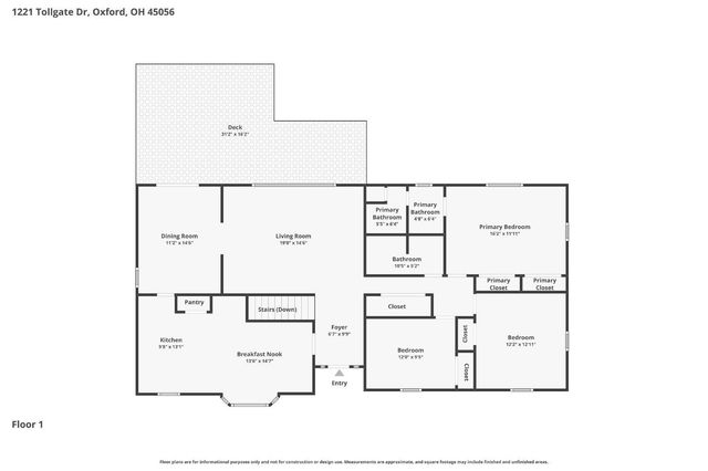 1221 Tollgate Drive, Oxford, OH 45056