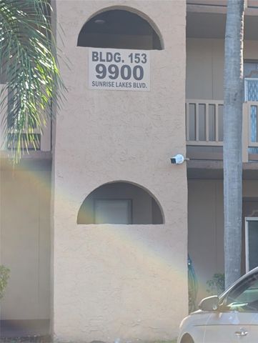 9900 Sunrise Lakes Boulevard 110, Sunrise, FL 33322