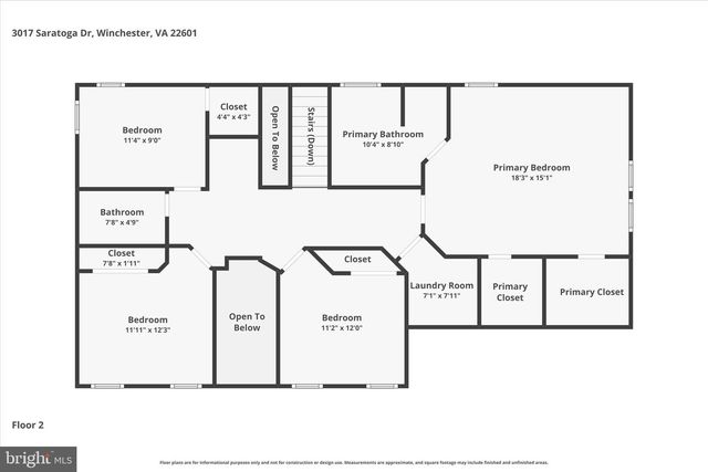 3017 SARATOGA DR, Winchester, VA 22601