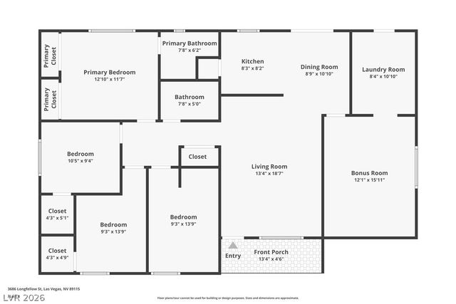 3686 Longfellow Street, Las Vegas, NV 89115