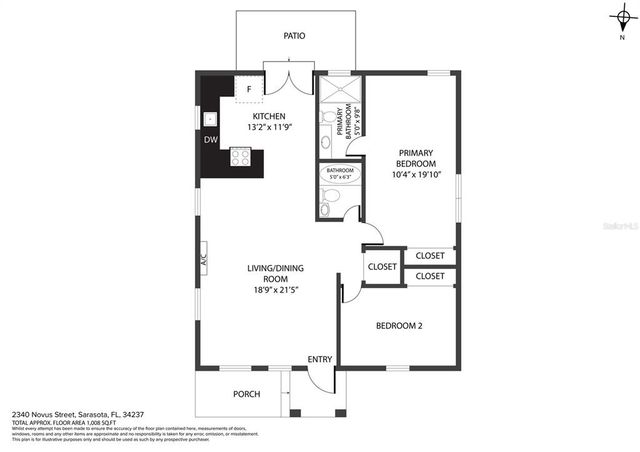 2340 NOVUS STREET, Sarasota, FL 34237