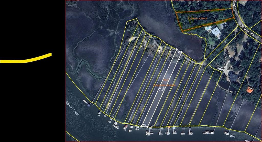 Image 11 of property listing at 0 Palmetto Road Docksite F, Edisto Island, SC 29438