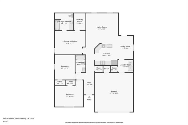 1905 Mason Lane, Oklahoma City, OK 73127