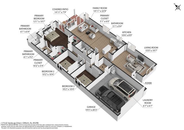 1712 E SARATOGA Street, Gilbert, AZ 85296